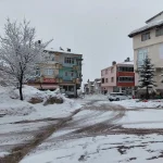 Başçiftlik’te Kar Yağışı Etkili