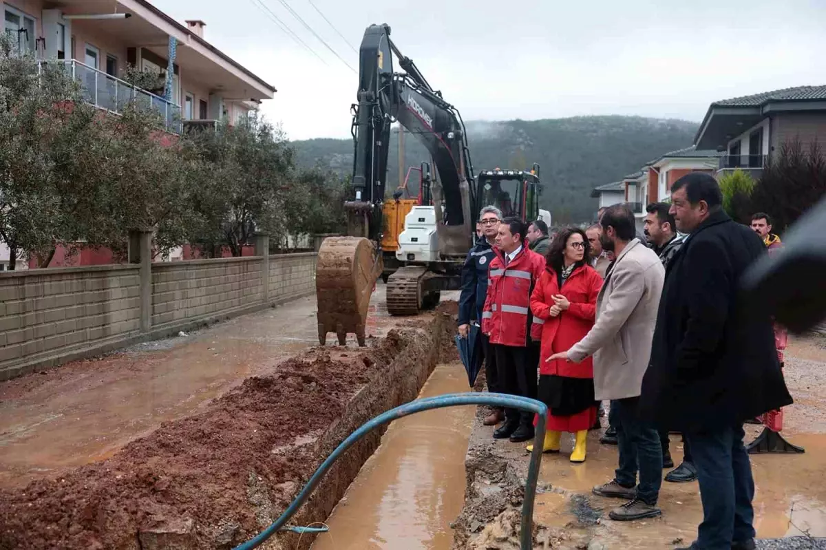 Başkan Aras, 502 milyonluk yol ve altyapı yatırımını yerinde inceledi