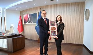Başkan Çerçioğlu’na Kırgızistan Ankara Büyükelçisi Ruslan Kazakbaev’den Ziyaret