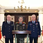 Bayraktaroğlu, Arnavutluk Hava Komutanı’nı kabul etti