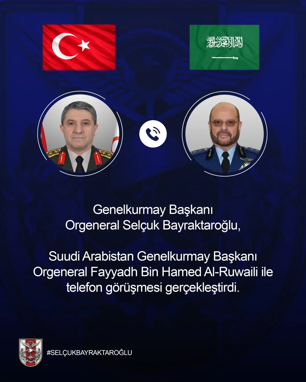 Bayraktaroğlu ve Al-Ruwaili Görüştü