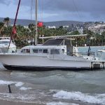 Bodrum’da fırtına nedeniyle 8 tekne kıyıya sürüklendi