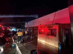 Bolu’daki Dinlenme Tesisinde Yangın