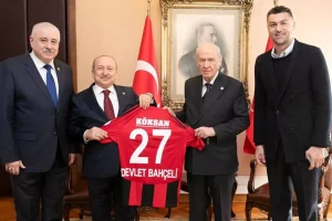 Burak Yılmaz’dan Devlet Bahçeli’ye sürpriz ziyaret
