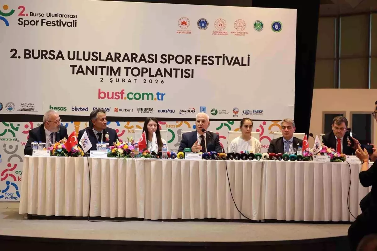 Bursa 2. Uluslararası Spor Festivali’ne hazır
