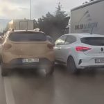 Bursa’da sürücülerin şerit kavgası