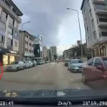 Bursa’da SUV Araç Yaya Çarptı