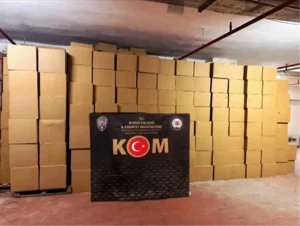 Bursa’da Tütün Kaçakçılığı Operasyonu