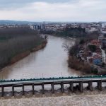 Bursa’da yağmurlar sonrası Mustafakemalpaşa Çayı coştu