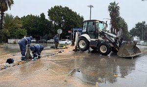 Büyükşehir ekipleri şiddetli yağışa karşı teyakkuz halinde