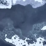 Buz Tutmuş Göl: Çubuk Gölü Havadan Görüntülendi