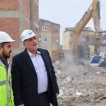 Canik’te Soğuksu Kentsel Dönüşüm Projesi kapsamında 741 binanın yıkımı sürüyor