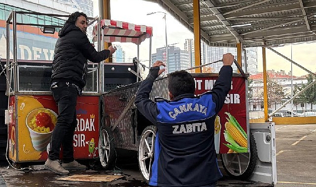 Çankaya Zabıtası denetimde yayaları önceliyor