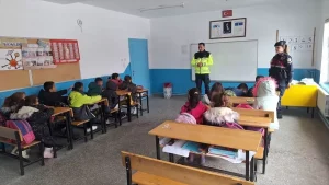 Çayıralan’da Öğrencilere Trafik Eğitimi