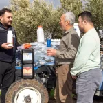 Çiftçiye buzağı kiti ve dezenfektan desteği