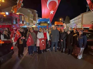 Çifteler’de Bayrak İçin Yürüyüş