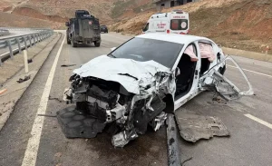 Cizre’de Kaza: 5 Yaralı