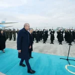 Cumhurbaşkanı Erdoğan, Özbekistan Cumhurbaşkanı Mirziyoyev’i resmi törenle karşıladı