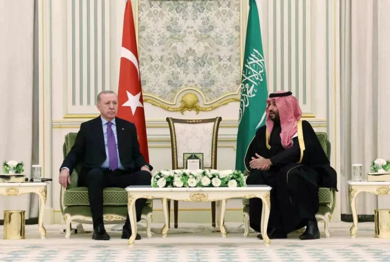 Cumhurbaşkanı Erdoğan, Suudi Arabistan Veliaht Prensi Selman ile bir araya geldi