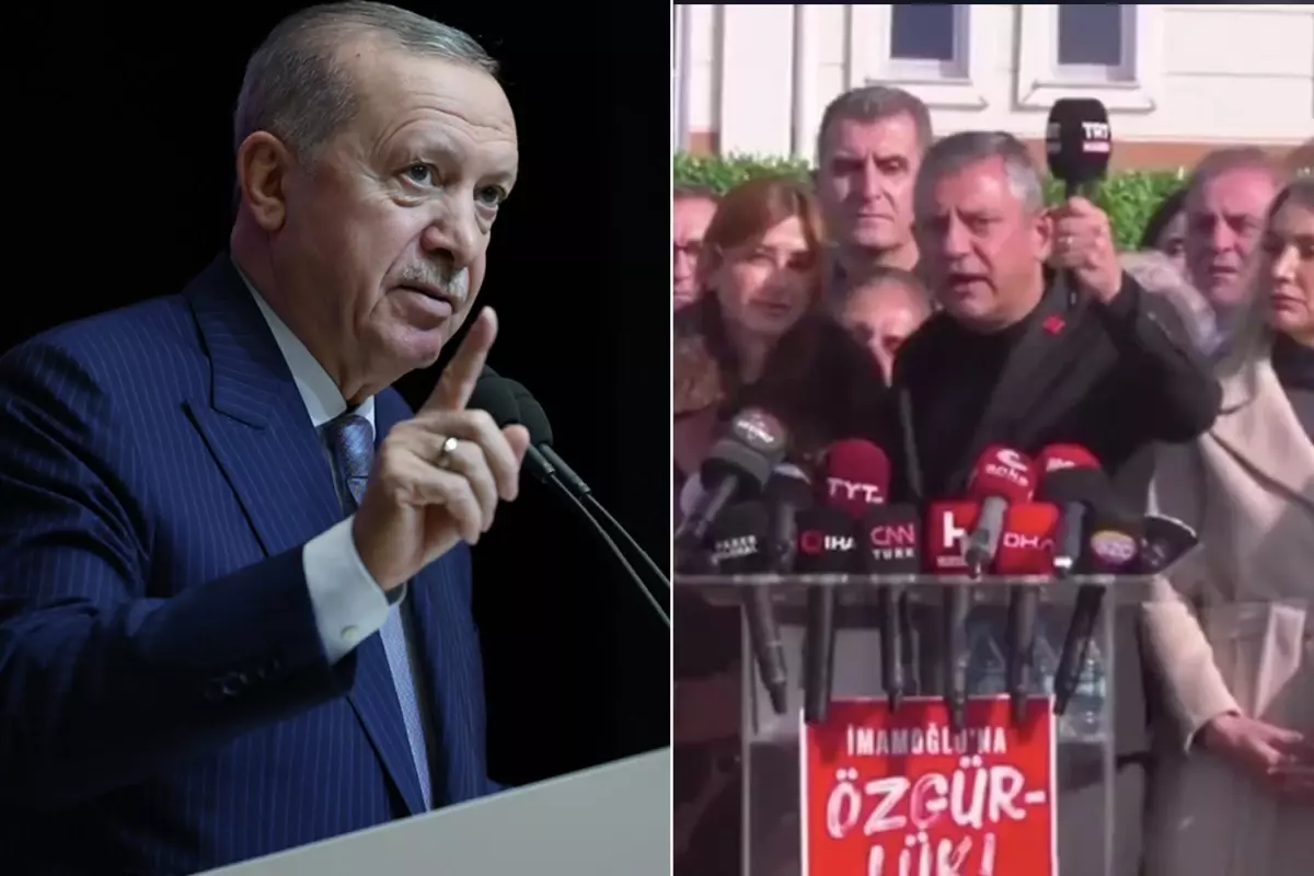 Cumhurbaşkanı Erdoğan’dan Özel’in bu görüntüsüne sert tepki: Utanmadan mikrofon tokatlıyorlar