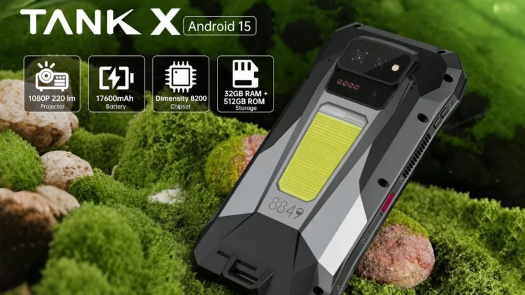 Dahili projeksiyona sahip telefon: 8849 TANK X