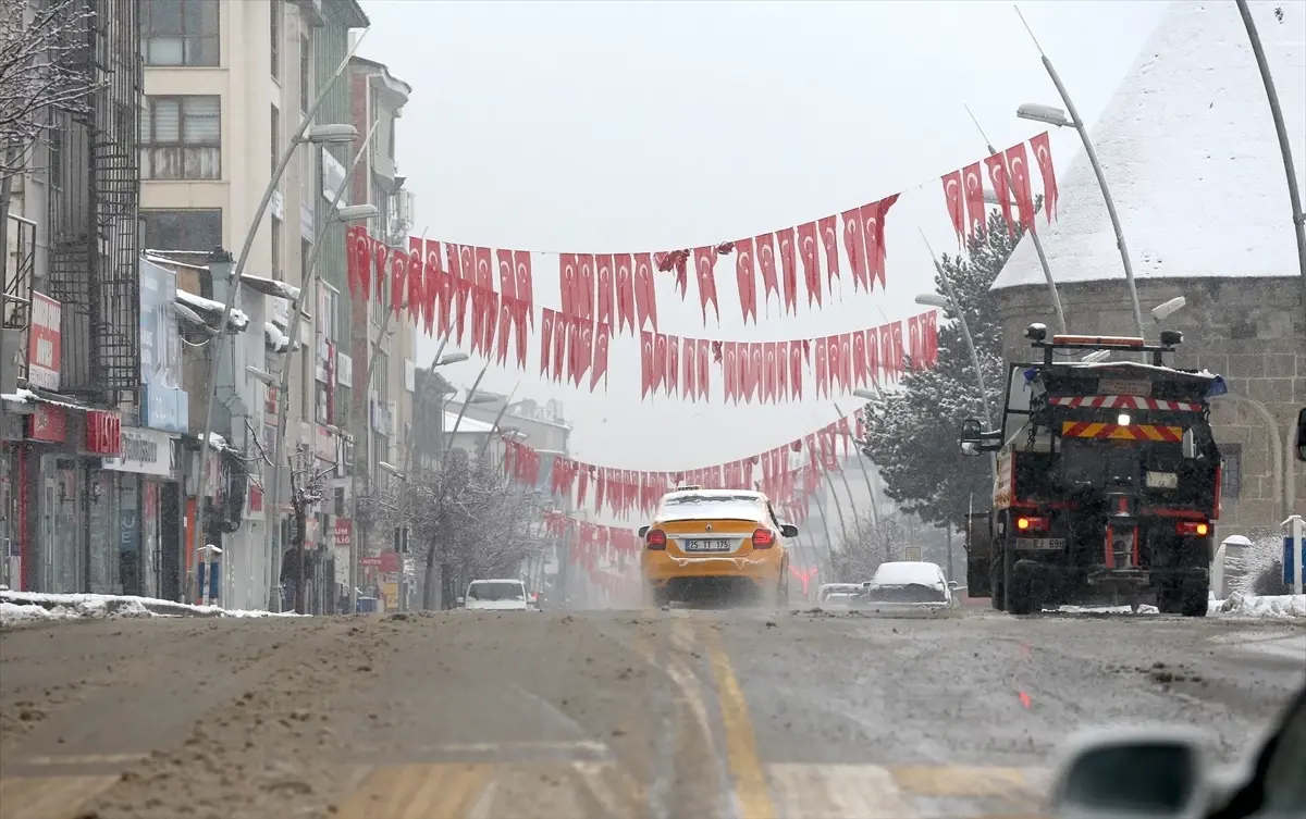 Doğu Anadolu’da Kar Yağışı Etkili