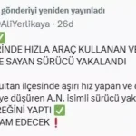 Drift Atan Sürücü Yakalandı