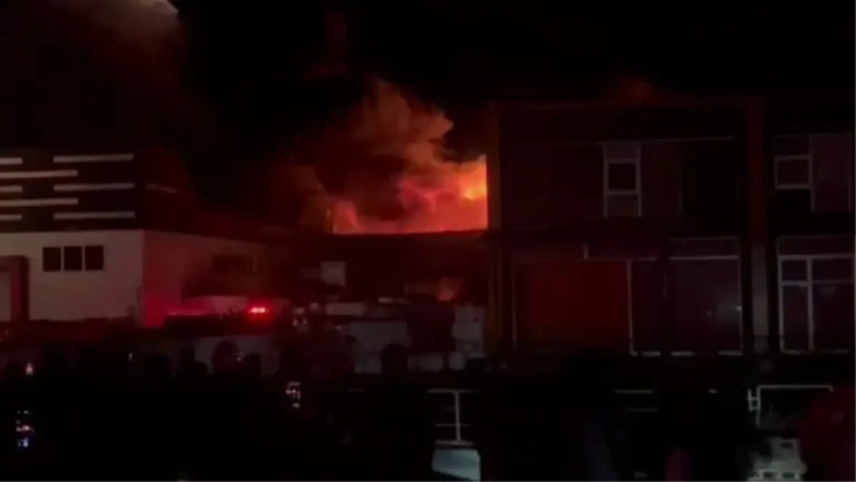 Düzce’de Fabrika Yangını