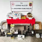 Edirne’de Kaçak Makaron Operasyonu