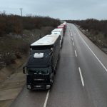 Edirne’de kilometrelerce tır kuyruğu