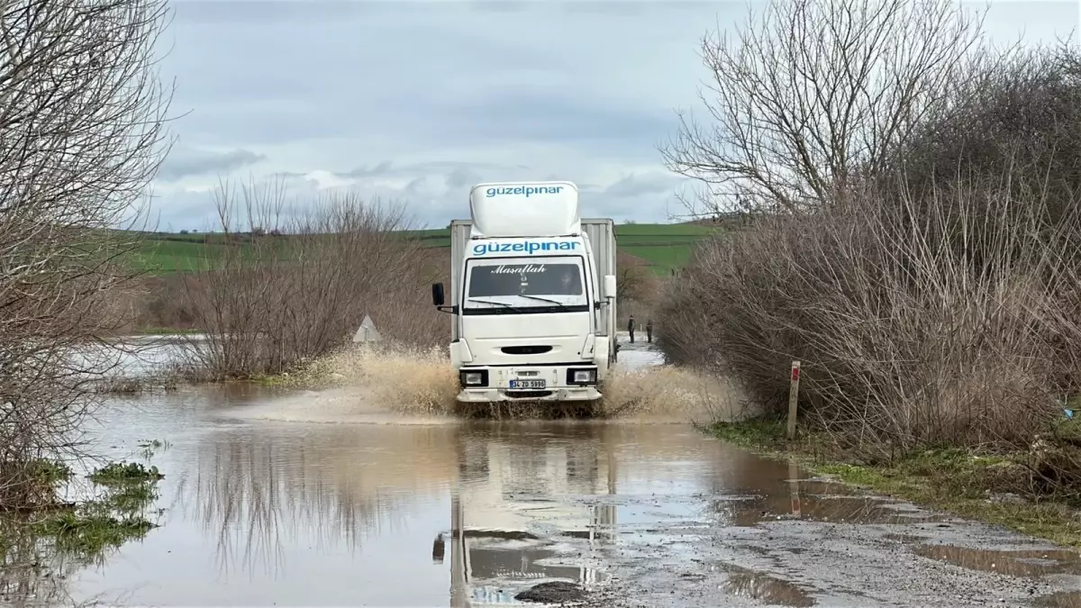 Edirne’de Kuvvetli Sağanak ve Taşkın