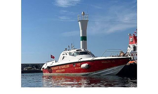 Ege’de Yaralanan Gemiadamına Türk Sağlık Ekiplerinden Denizden Tahliye Operasyonu