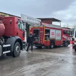 Elazığ’da İş Yerinde Yangın Çıktı