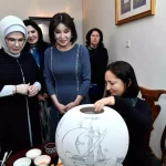 Emine Erdoğan, Özbek İlk Lady ile Ankara Palas’ta Buluştu