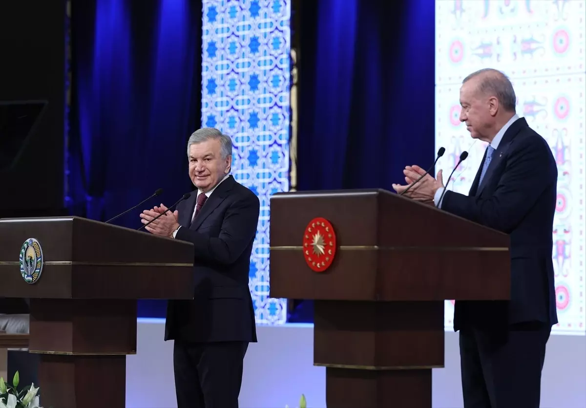 Emine Erdoğan ve Ziroat Mirziyoyeva Ankara Palas’ta Buluştu