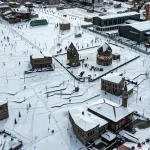 Erzurum Kışa Yeniden Merhaba Dedi