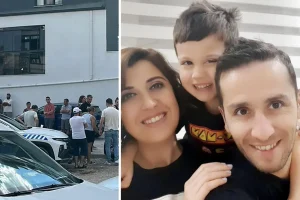 Eşi ve oğlunu öldürüp intihara kalkışan sanık, kanla “Beni affedin” yazmış