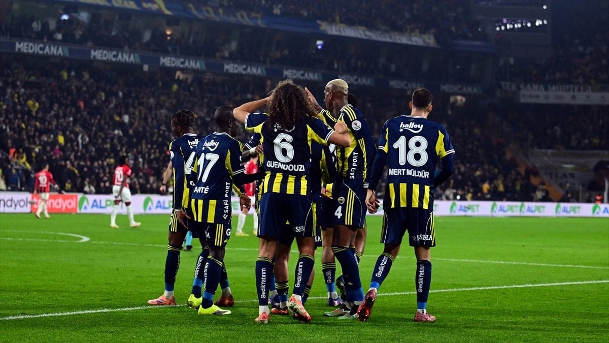 Fenerbahçe, 3. kez ilk yarıda 3 gol kaydetti