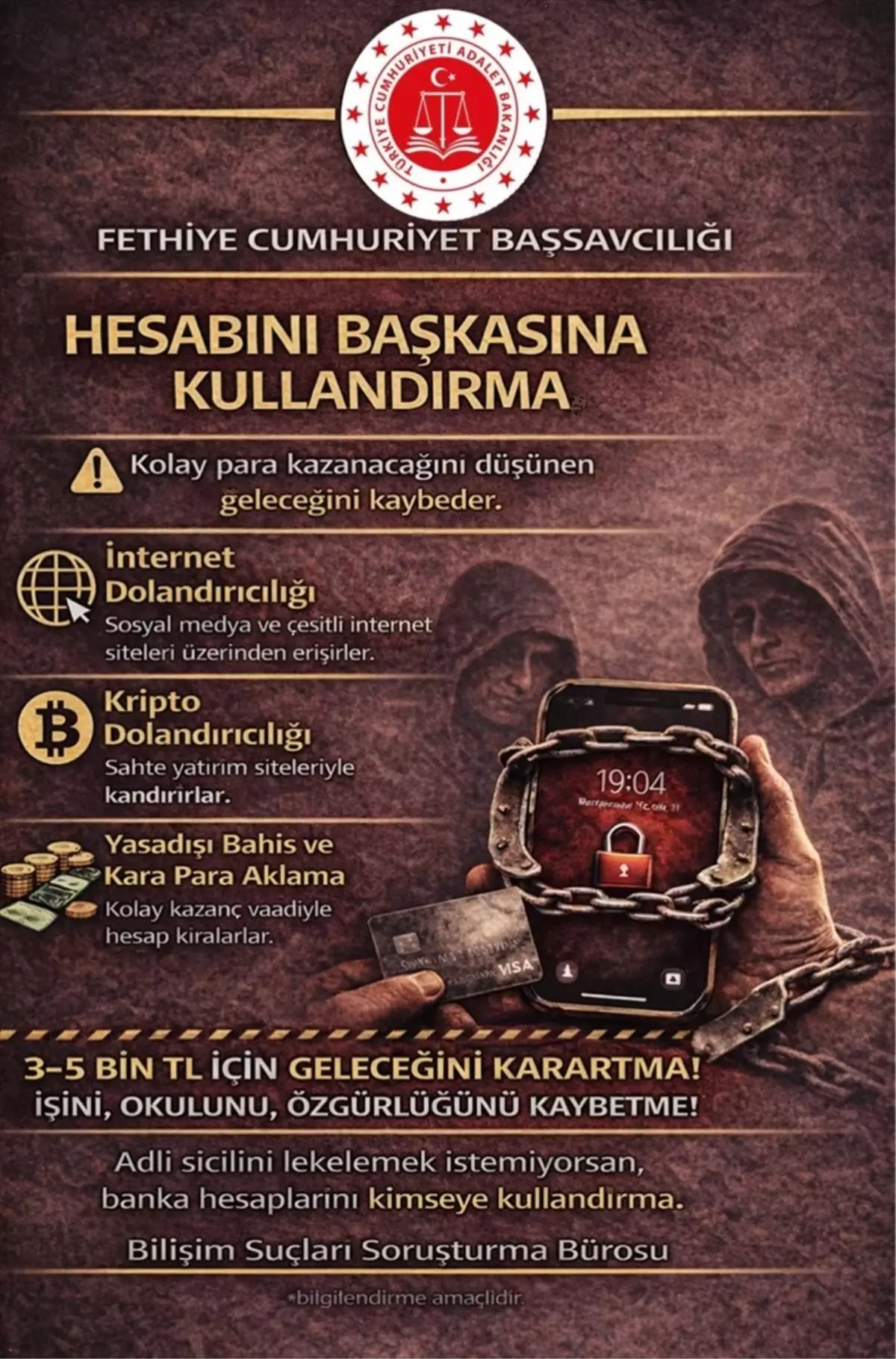 Fethiye’de Öğrencilere Dolandırıcılık Bilgilendirmesi