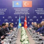 Fidan ve Koşerbayev Ortak Toplantıda Bir Araya Geldi