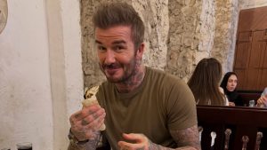 Fırının başına geçmeyi ihmal etmedi: David Beckham’ın kebap keyfi