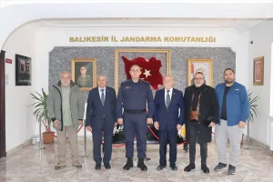 Gazeteciler Cemiyeti, Jandarma Komutanı Özer’i Ziyaret Etti