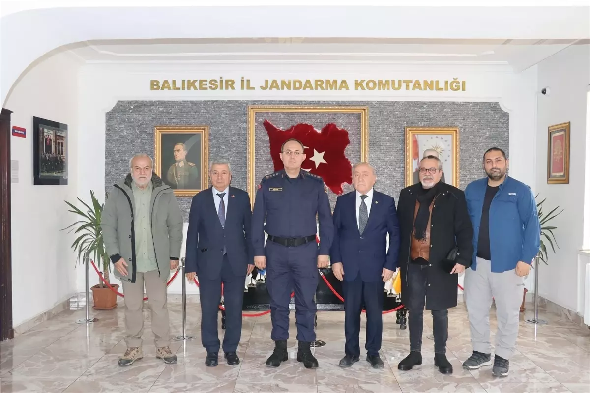 Gazeteciler Cemiyeti, Jandarma Komutanı Özer’i Ziyaret Etti