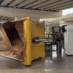 Gaziantep’te açık damper kazaya neden oldu