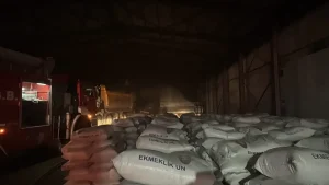 Gaziantep’te Fabrika Yangını