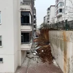 Gaziantep’te İstinat Duvarı Çöktü