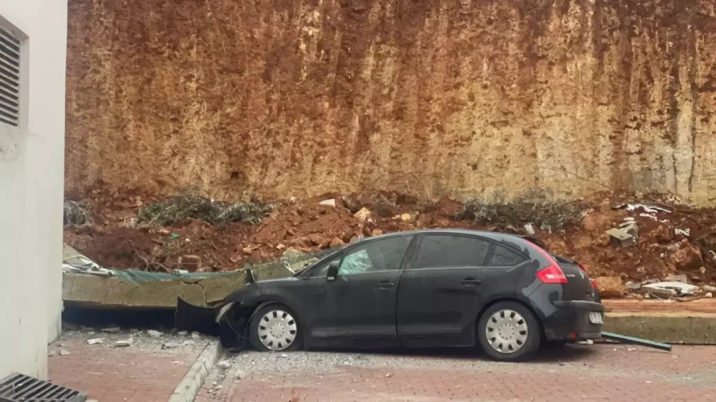 Gaziantep’te İstinat Duvarı Çöktü