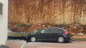 Gaziantep’te İstinat Duvarı Çöktü