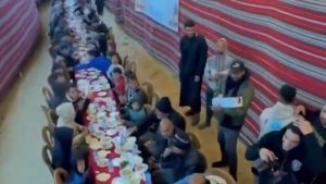 Gazze’de bombalar atılmadan ilk sahur