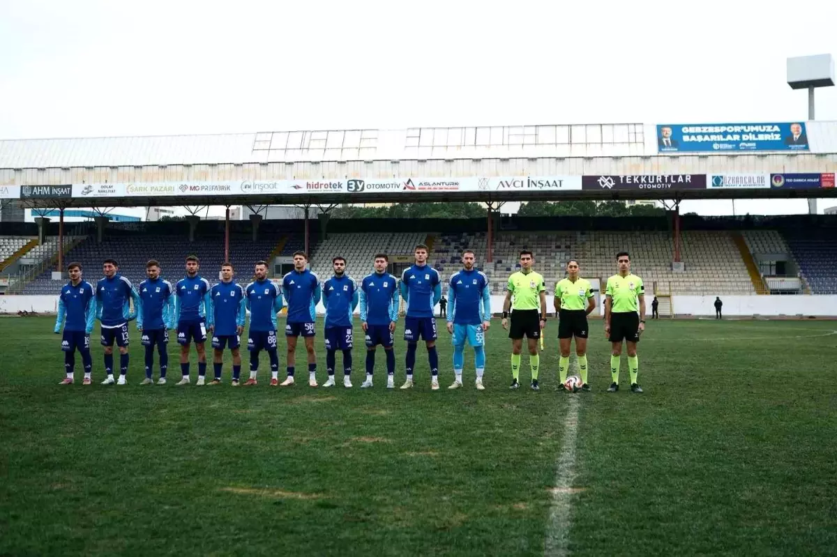 Gebzespor, Mersin İdman Yurdu’nu hükmen yendi